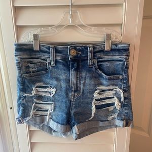 American eagle hi rise Shortie